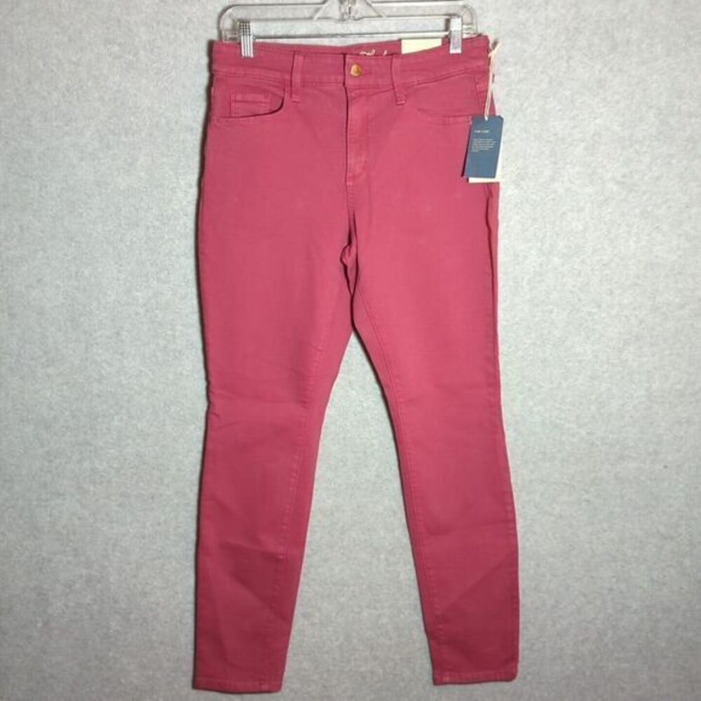 Women's 6/28R Mid-Rise Skinny Jeans Smooth & Sculpts Universal Thread Mauve NWT